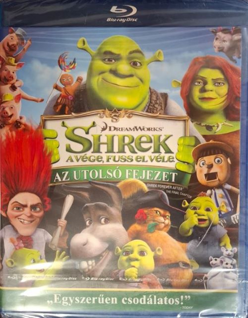 Shrek a vége, fuss el véle (Blu-ray) *Magyar kiadás - Bontatlan - Antikvár*