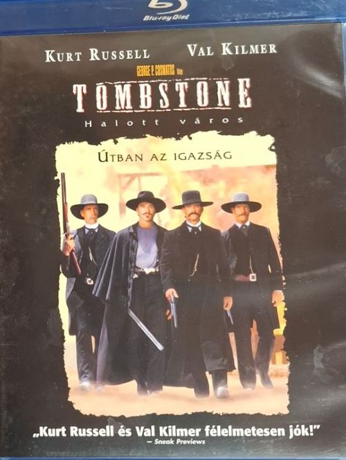 Tombstone - Halott város (Blu-ray) *Magyar kiadás* *Kurt Russell - Val Kilmer*
