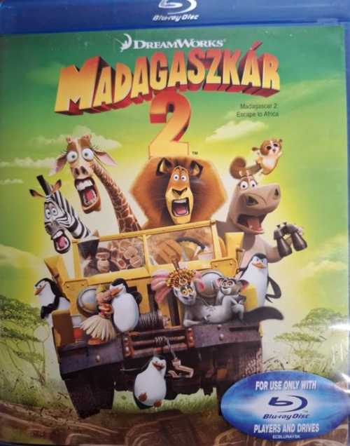 Madagaszkár 2. (Blu-ray) *Magyar kiadás* *Antikvár - Kiváló állapotú*