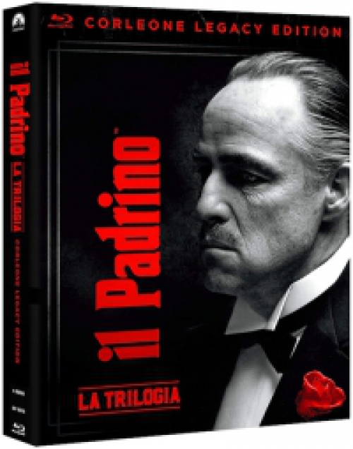 A Keresztapa trilógia 1-3. (4 Blu-ray) *Díszdobozos-Limitált kiadás* *Import - Antikvár - Kiváló állapotú*