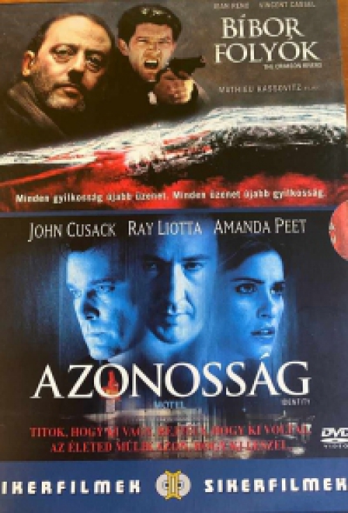 Bíbor folyók / Azonosság (2 DVD) *Antikvár - Kiváló állapotú*