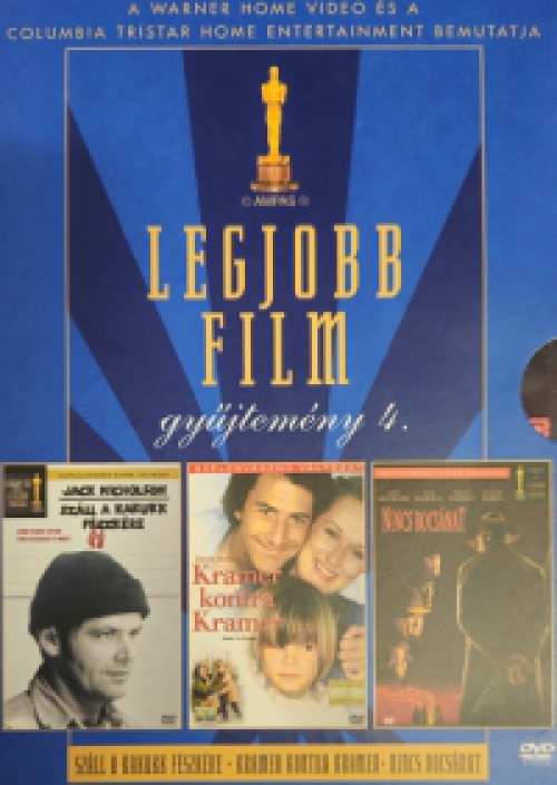 Legjobb film gyűjtemény 4. - Száll a kakukk fészkére/ Kramer kontra Kramer/Nincs bocsánat (DVD) *Antikvár - Kiváló állapotú*