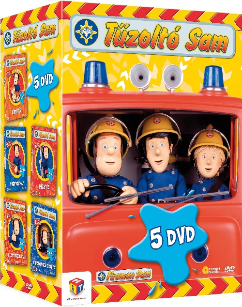 Tűzoltó Sam 1-5. *Díszdobozos kiadás* (5 DVD)