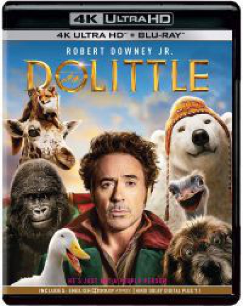 Dolittle (4K UHD + Blu-ray) *Magyar kiadás - Antikvár - Kiváló állapotú*