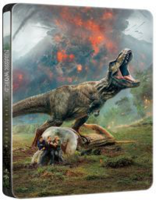Jurassic World: Bukott birodalom (3D Blu-ray+BD) - limitált, fémdobozos változat (