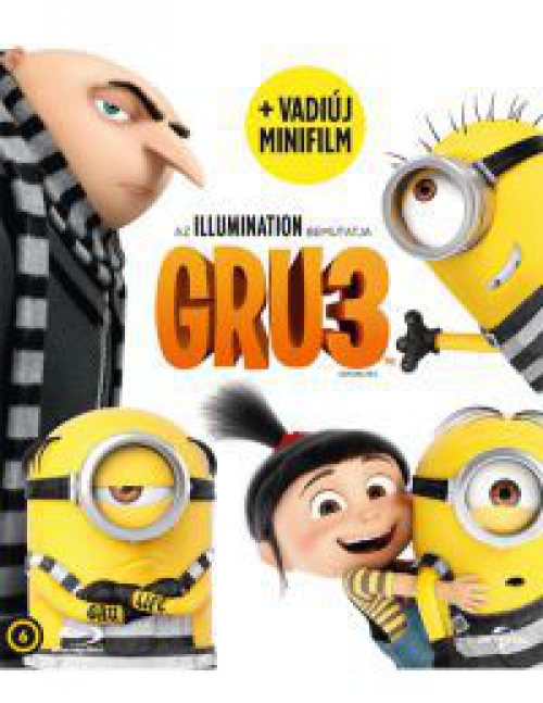 Gru 3. (Blu-ray) *Magyar kiadás - Antikvár - Kiváló állapotú*
