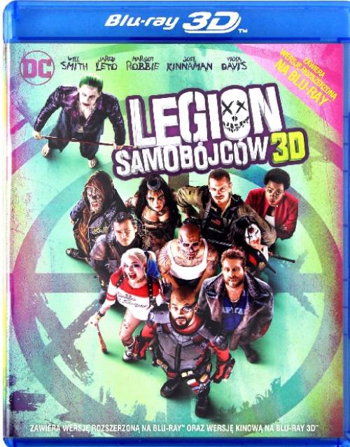 Suicide Squad - Öngyilkos osztag (3D Blu-ray + BD) *Import - Magyar szinkronnal*