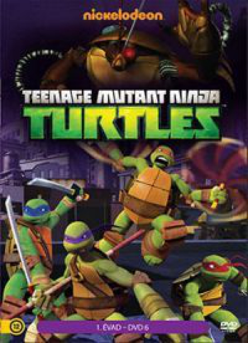 Tini Nindzsa Teknőcök - 1. évad, 6. lemez (új sorozat) (DVD)