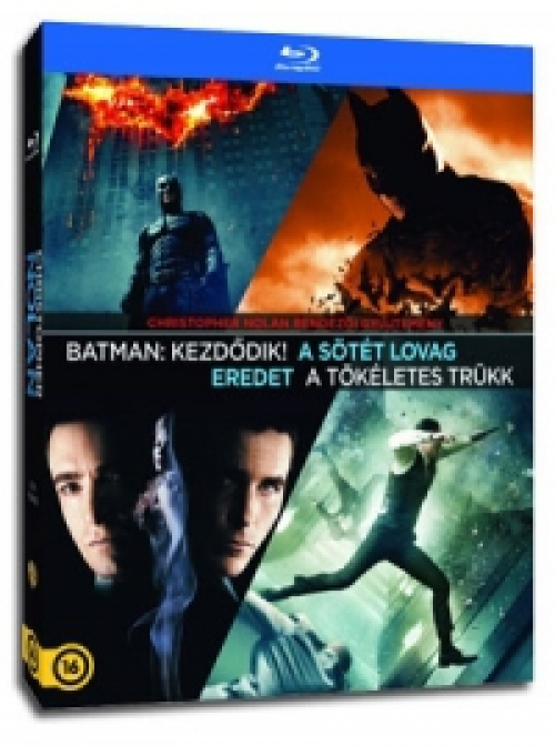 Christopher Nolan rendezői gyűjtemény (4 Blu-ray) *Magyar kiadás - Antikvár - Kiváló állapotú*