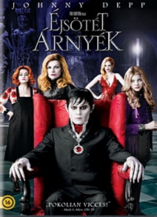 Éjsötét árnyék (DVD) *Tim Burton - Johnny Depp - Antikvár - Kiváló állapotú*