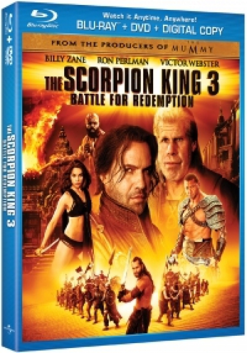 A Skorpiókirály 3. - Harc a megváltásért (Blu-ray) *Magyar kiadás - Antikvár - Kiváló állapotú*