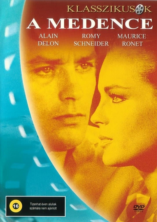 A medence (DVD) *Alain Delon - Romy Schneider*  *Antikvár - Kiváló állapotú*