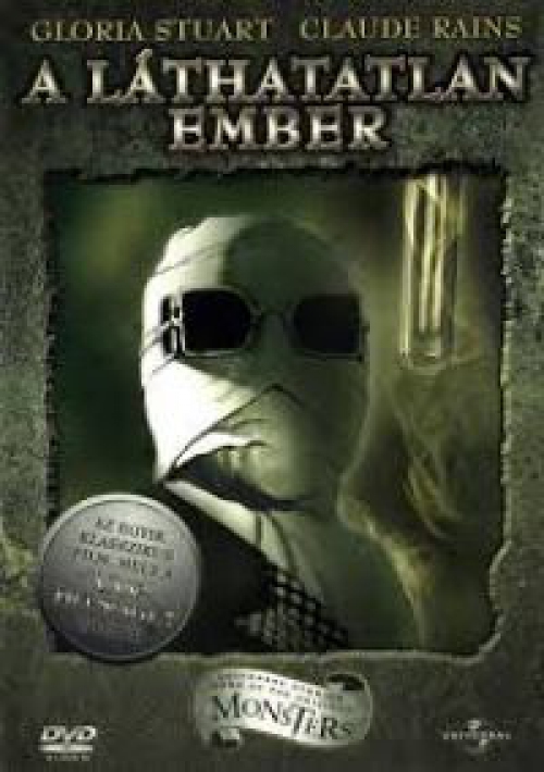 A láthatatlan ember (DVD) *Klasszikus szörny - kollekció - 1933* (DVD) *Antikvár - kíváló állapotú*