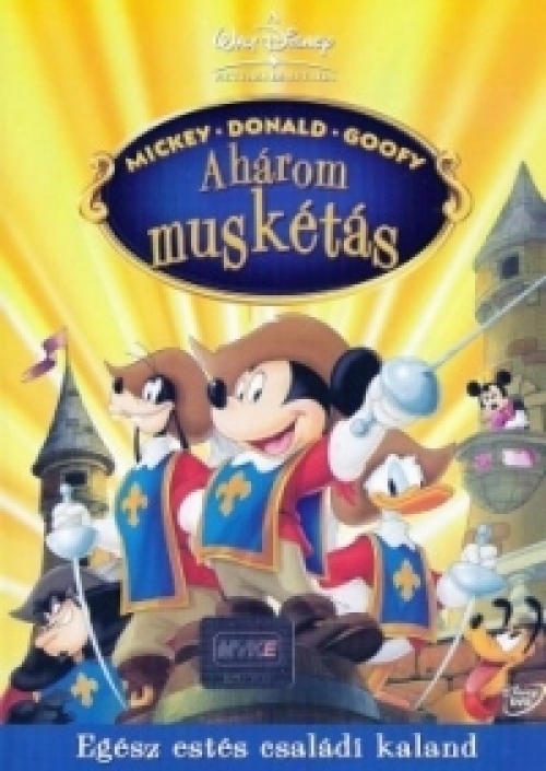 Három muskétás *Walt Disney* (DVD) *Mickey egér* *Antikvár - Kiváló állapotú*