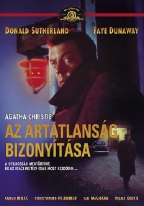 Agatha Christie: Az ártatlanság bizonyítása (DVD) *Donald Sutherland - Faye Dunaway - Antikvár - Kiváló állapotú*