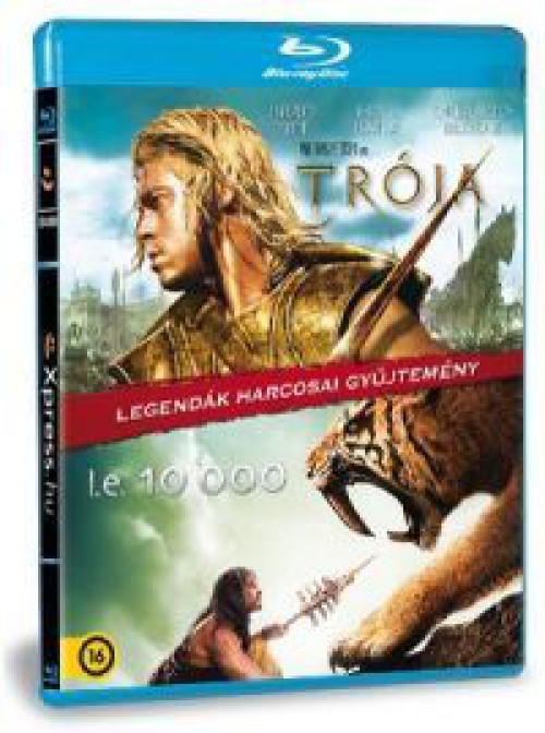Trója / I.e. 10 000 (2 Blu-ray) (Twinpack) *Antikvár-Kiváló állapotú-Magyar kiadás*