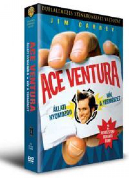 Ace Ventura 1-2. (2 DVD) *Szinkronizált - Antikvár - Kiváló állapotú*