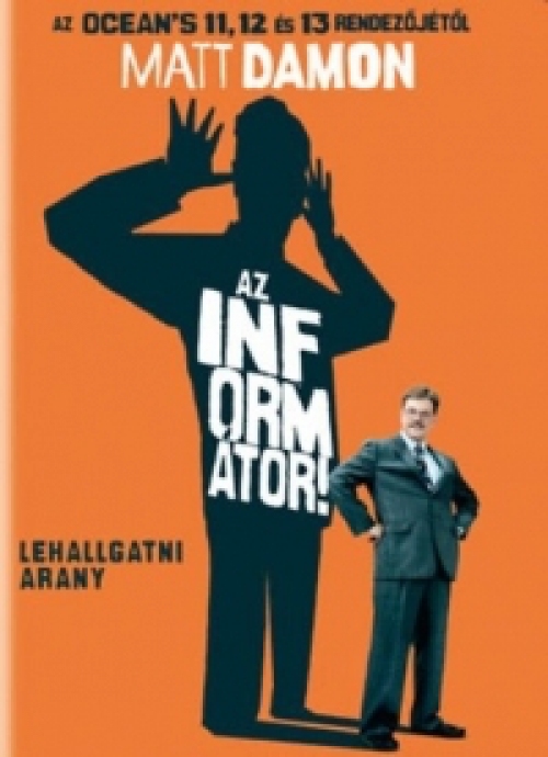 Az informátor (DVD) *Matt Damon - Antikvár - Kiváló állapotú*