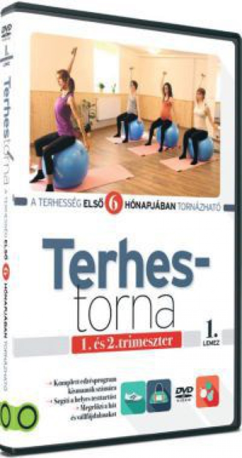 Terhes-torna: 1.lemez, 1.és 2. trimeszter, (DVD)