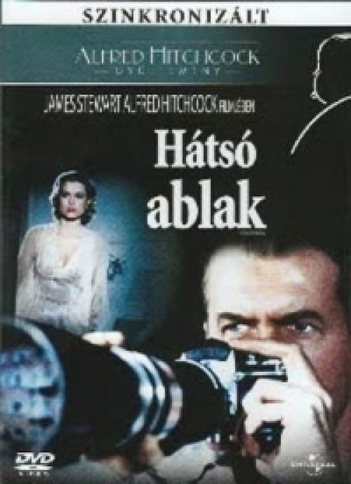 Hátsó ablak - Alfred Hitchcock filmje - James Stewart - Grace Kelly - 1954-es (DVD) *Magyar kiadás - Szinkronizált - Antikvár - Kiváló állapotú*