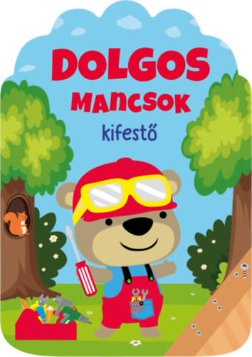 Dolgos mancsok - kifestő