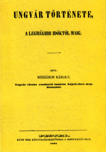 Ungvár története, a legrégibb időktől máig
