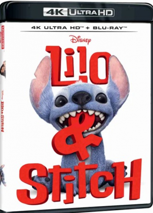 Lilo és Stitch: A csillagkutya *Élőszereplős - Mozifilm* (4K UHD Blu-ray + BD) *Import - Angol hangot és Angol feliratot tartalmaz*