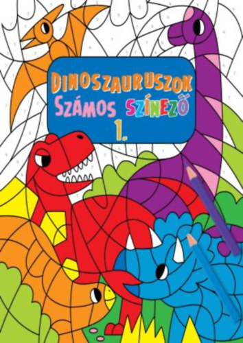 Dinoszauruszok - Számos színező 1.