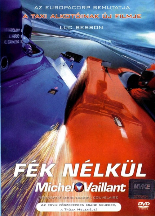 Fék nélkül - Michel Vaillant (DVD) *Luc Besson - 2003 -  Antikvár - Kiváló állapotú*