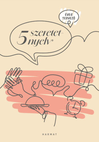 5 szeretetnyelv - Éves tervező - bézs
