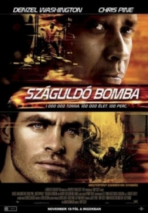 Száguldó bomba (DVD) *Tony Scott filmje - Denzel Washington - Chris Pine* *Antikvár-Kiváló állapotú*