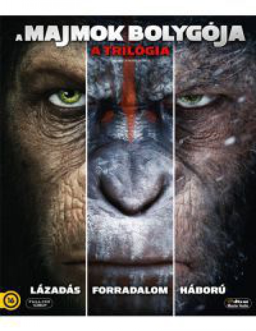 A majmok bolygója - a trilógia (3 Blu-ray) *Import - Magyar szinkronnal*