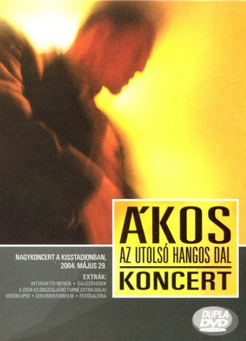 Ákos - Az utolsó hangos dal (2 DVD) *Digibook kiadás* *Gyűjtői példány - Antikvár -  Kiváló állapotú*