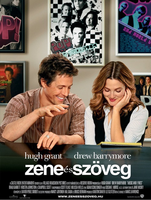 Zene és szöveg (DVD) *Hugh Grant - Drew Barrymore - Antikvár - Kiváló állapotú*