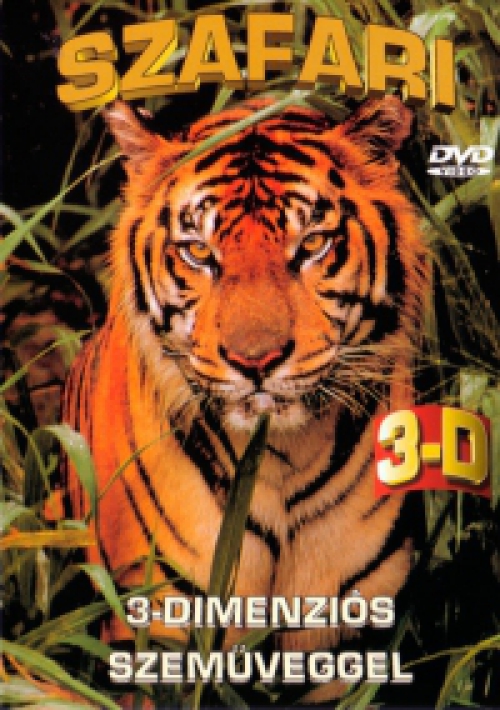 Szafari 3D *3D szemüveggel* (DVD) *Szinkronizált - Antikvár - Kiváló állapotú*