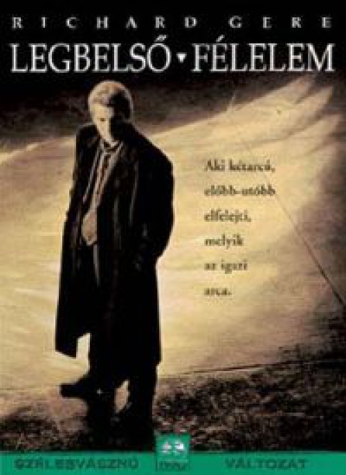 Legbelső félelem (DVD) *Szinkronizált - Richard Gere - Edward Norton - Antikvár - Kiváló állapotú - Import*