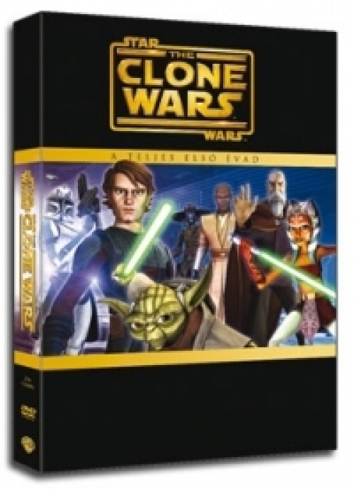 Star Wars: A klónok háborúja - 1. évad (4 DVD) *Magyar szinkronnal - Antikvár - Kiváló állapotú*