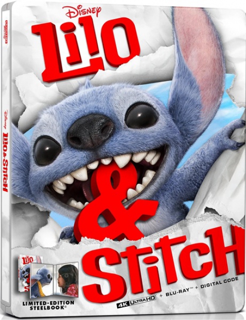 Lilo és Stitch: A csillagkutya *Élőszereplős - Mozifilm* (4K UHD Blu-ray) - limitált, fémdobozos kiadás *Steelbook* *Import - Angol hangot és Angol feliratot tartalmaz*