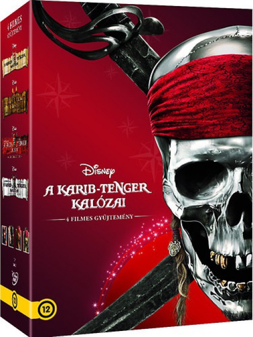 A Karib-tenger kalózai 1-4. (4 DVD) *Antikvár - Kiváló állapotú*