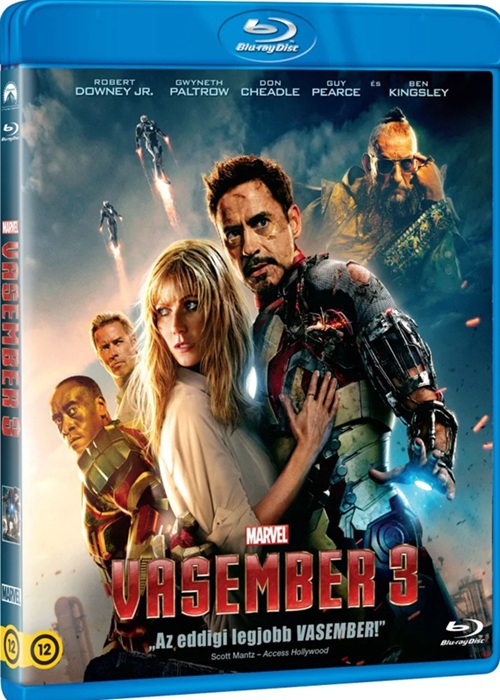 Iron Man - Vasember 3. (Blu-ray) *Magyar kiadás - Antikvár - Kiváló állapotú*