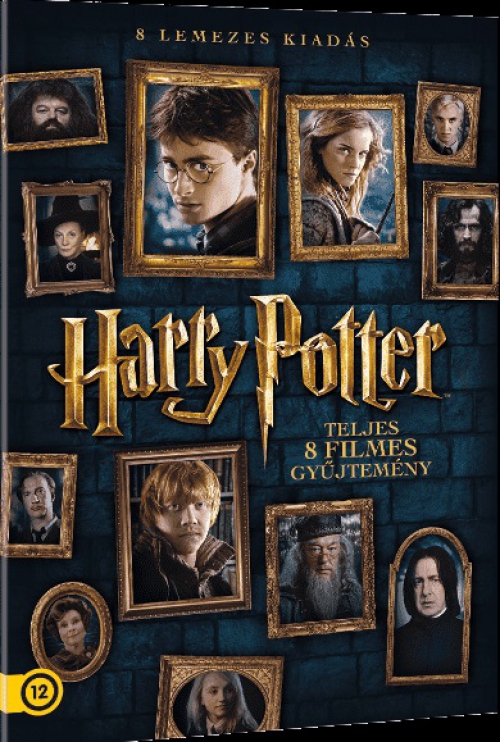 Harry Potter: A teljes gyűjtemény (8 DVD)  *Antikvár - Kiváló állapotú*