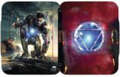 Iron Man - Vasember 3. (3D Blu-ray + BD) - limitált, fémdobozos változat (steelbook) *Magyar kiadás - Antikvár - Gyűjtői példány - Kiváló állapotú*