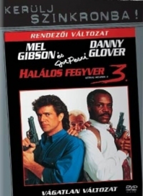 Halálos fegyver 3. (DVD) *Szinkronizált - Antikvár - Kiváló állapotú*