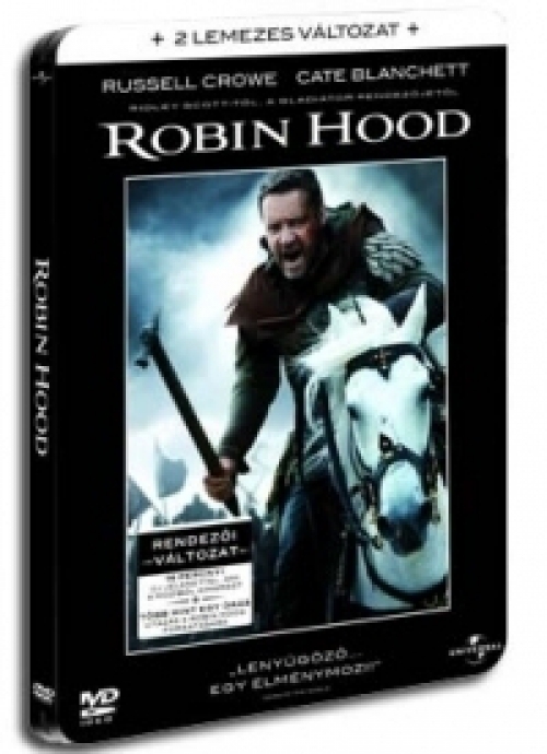 Robin Hood - Rendezői változat *Ridley Scott filmje - Russell Crowe* (Limitált, fémdobozos változat, 2 DVD) *Antikvár - Kiváló állapotú*