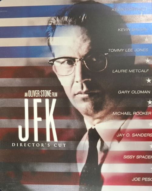 JFK: A nyitott dosszié (Blu-ray) *Fémdobozos, rendezői változat*  *Magyar kiadás - Antikvár - Kiváló állapotú*