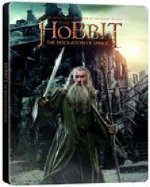 A hobbit - Smaug pusztasága (2 3D Blu-ray+2 BD) - Fémdobozos kiadás *Antikvár - Kiváló állapotú*