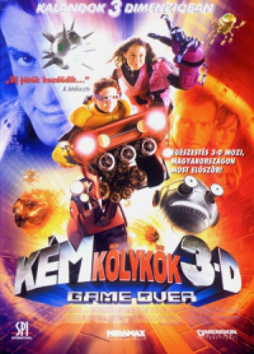 Kémkölykök 3D - Game Over (2 DVD) *Sylvester Stallone - Antonio Banderas - Szinkronizált - Antikvár - Kiváló állapotú* 
