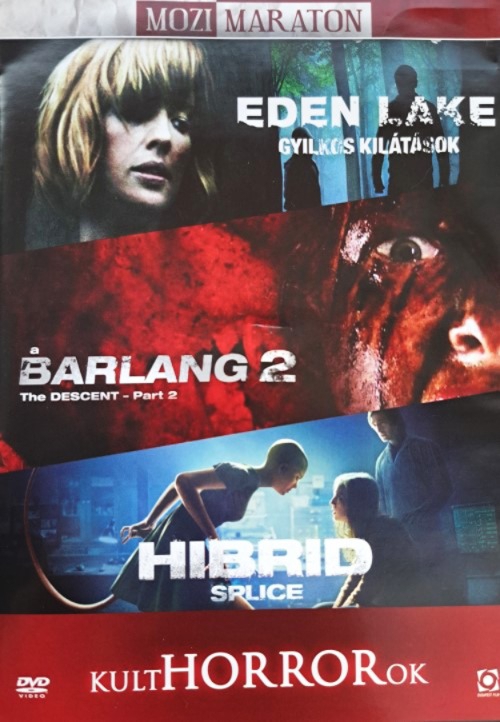 Mozimaraton - KultHORRORok (Eden Lake - Gyilkos kilátások, A barlang 2., Hibrid) (3 DVD) *Szinkronizált - Antikvár - Kiváló állapotú*