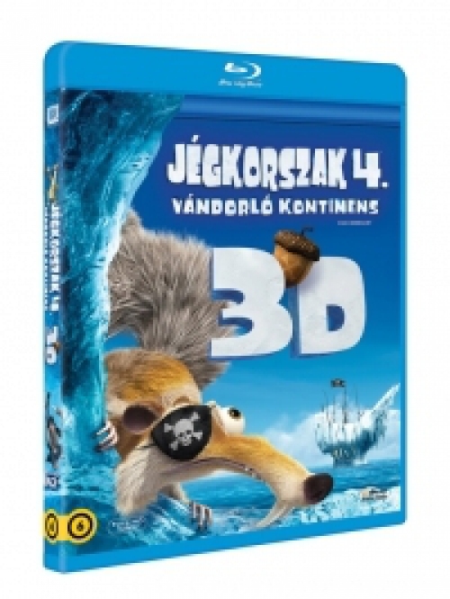 Jégkorszak 4. - Vándorló kontinens (3D Blu-ray) *Magyar kiadás - Antikvár - Kiváló állapotú*