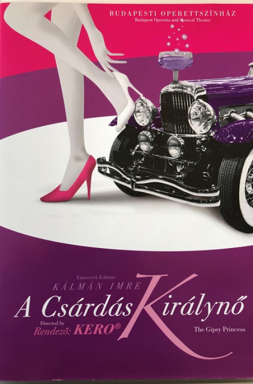 A CsárdásKirálynő (DVD) *Budapesti Operettszínház* *Dedikált*  *Antikvár - Kiváló állapotú*